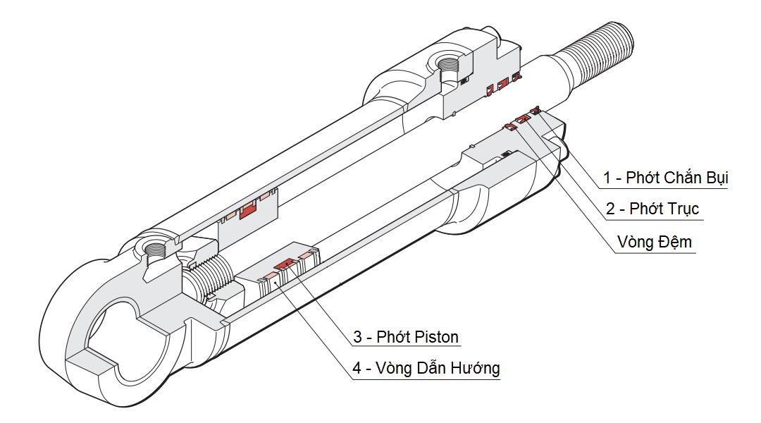 Các Loại Phớt Sử Dụng Trong Xy Lanh Thủy Lực